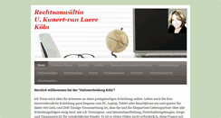 Desktop Screenshot of kunert-rechtsberatung.de