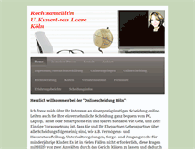 Tablet Screenshot of kunert-rechtsberatung.de
